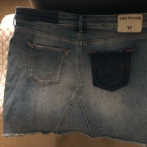 True Religion mini skirt
